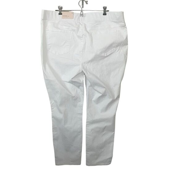 NWT NYDJ Women's Alina Jeans Size 18 Lift x Tuck Pull On Skinny Optic White - Picture 4 of 14
